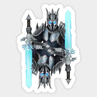 Futuristic King Sticker